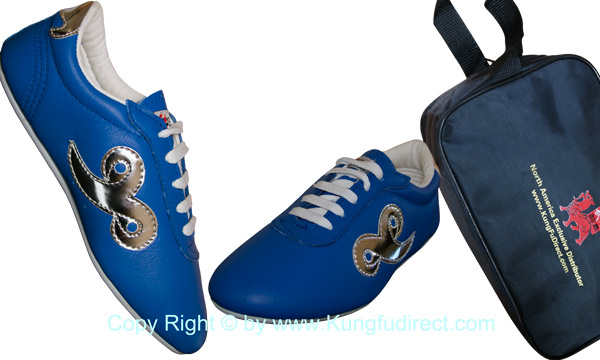 d. Boxing Gloves Blue - Competition Style 真皮拳击手套-比赛型