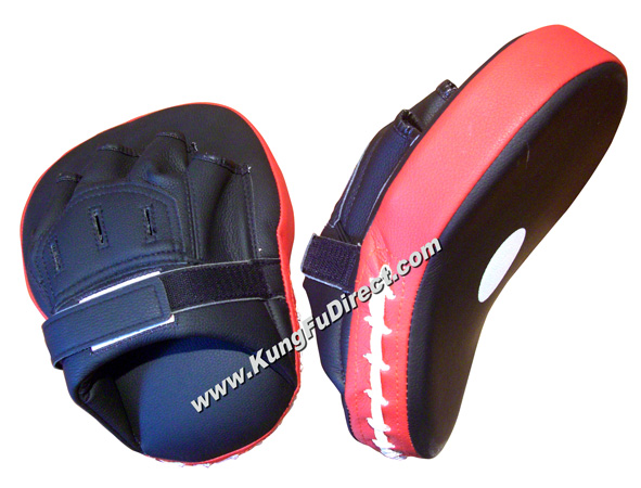 f. Curved Focus Mitt - Leather (pair)