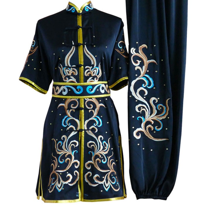 UC2022-75 Blue Uniform with Phoenix, Cloud & Water Embroidery (Pre-Order)