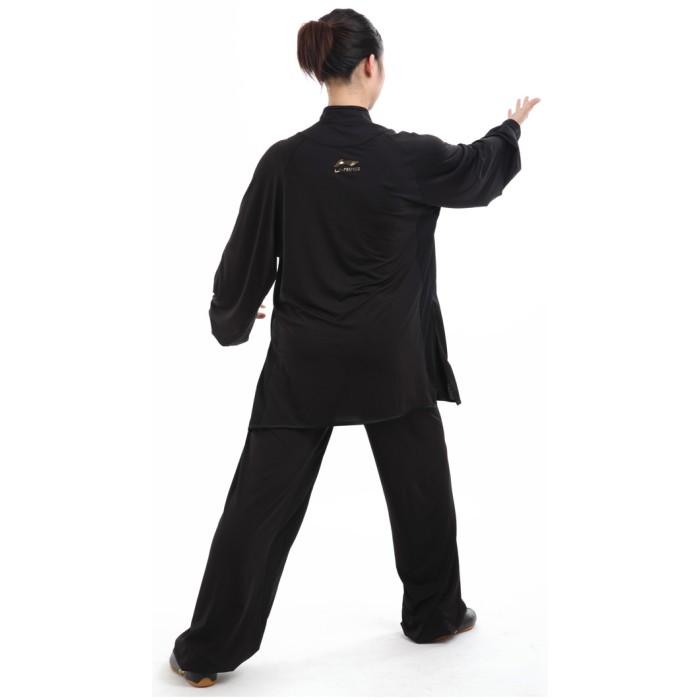 LN108-5 - Li-Ning Black Long sleeve Uniform (Female) 女子黑色长袖比赛服