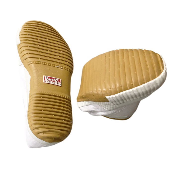 Warrior Kung Fu Shoes – White Canvas Martial Arts Training Shoes