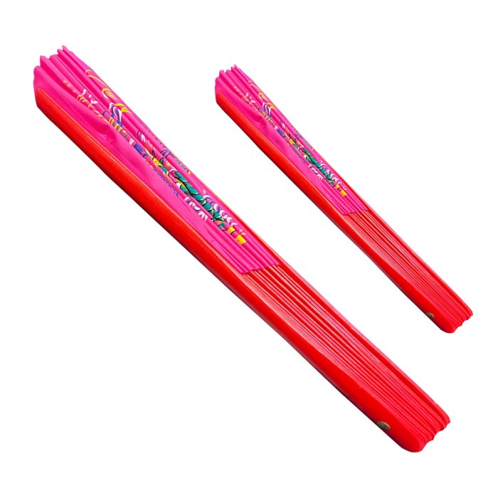 Pink Dragon Phoenix Tai Chi Fan – 13" Lightweight Bamboo Martial Arts Fan (Fan28)