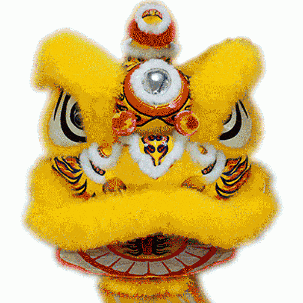 D1301 -Yellow Lion Dance Costume