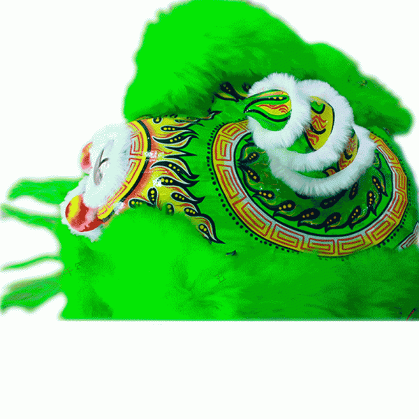 D1303 - Green Lion Dance Costume