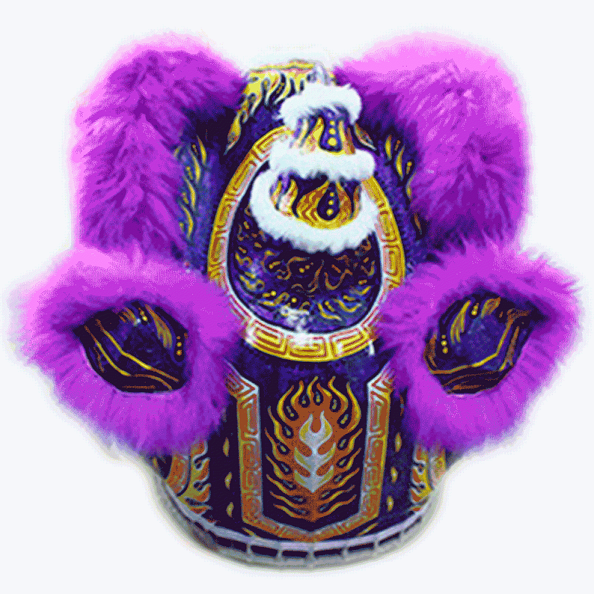 D1305 - Purple Lion Costume
