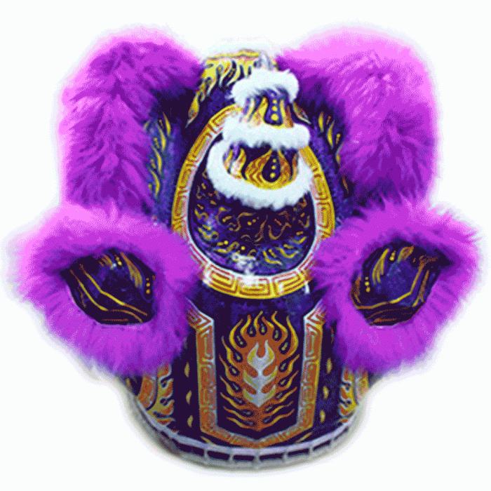 Competition Lion Dance Costume – Purple Full Set