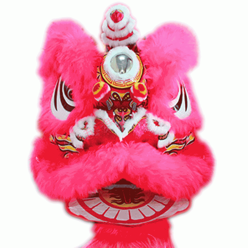 D1307 - Pink Lion Dance Costume