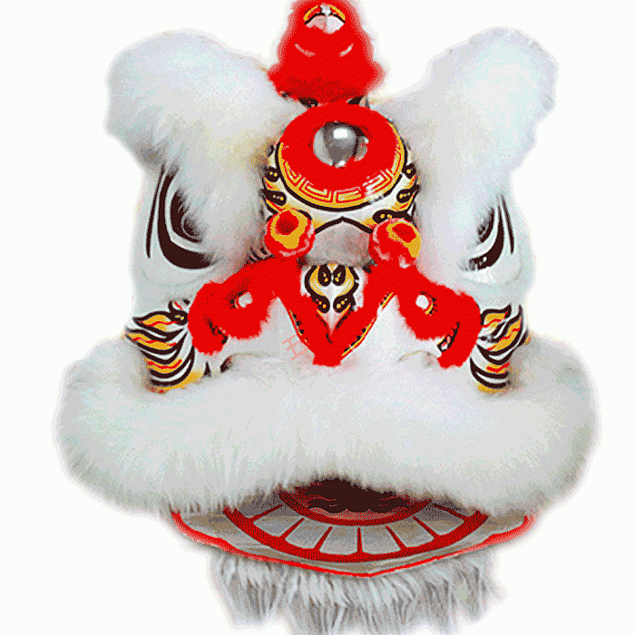 D1302 Golden Fut-San Lion Dance Costume – Competition Gold Lion (Full Set)