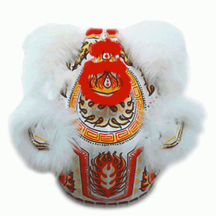 D1302 Golden Fut-San Lion Dance Costume – Competition Gold Lion (Full Set)