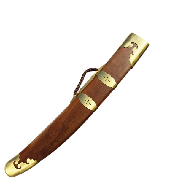 Traditional Kungfu Broadsword with Pear Wood Scabbard (TDS002)