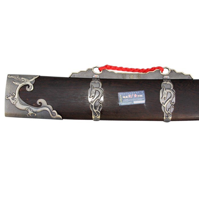 TDS004 - SanHuang Huali Wood Broadsword - Semi-Firm Blade