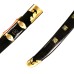  TDS011 Double Traditional Broadsword with black scabbard