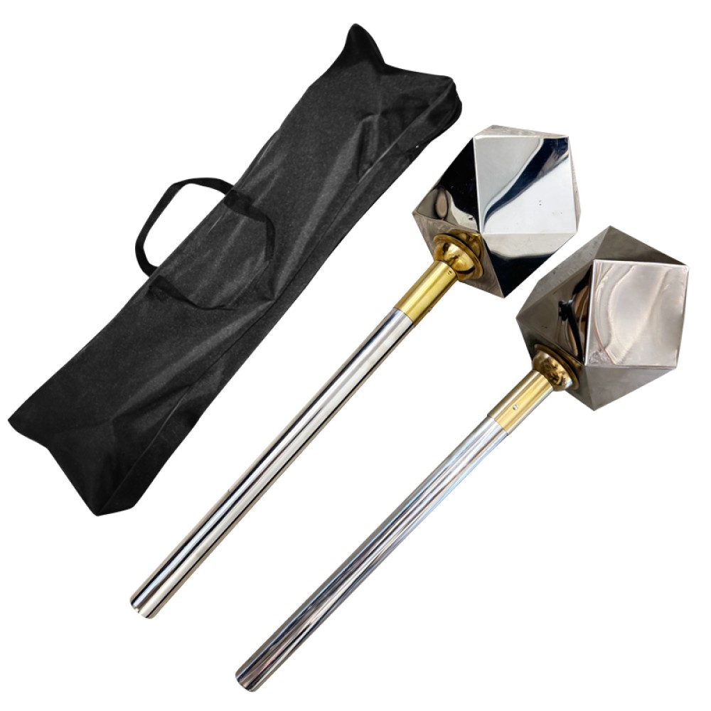 Kung Fu Hammer Pair (Eight-Sided Hammer 八棱锤) | TDS047
