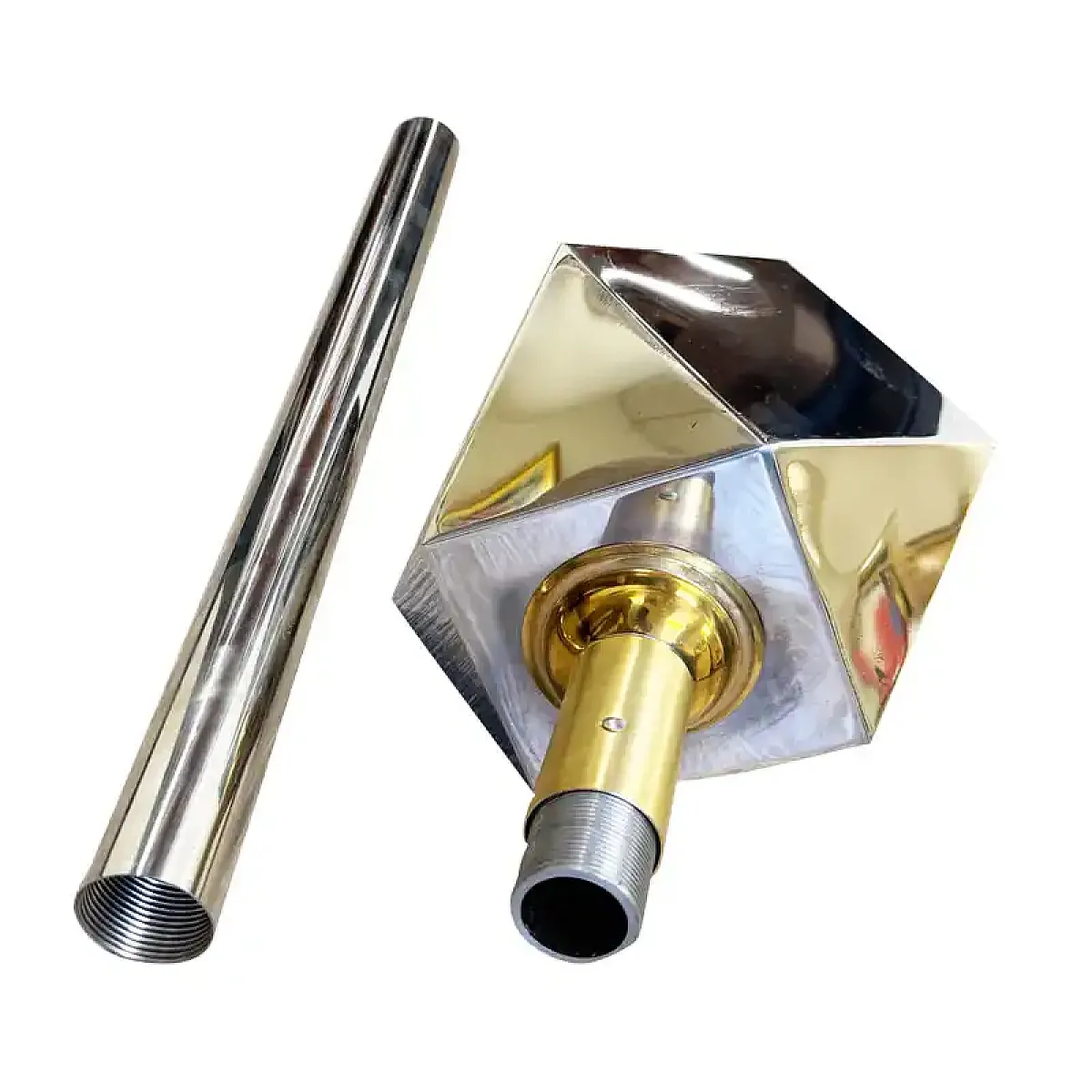 Stainless Steel Octagon Hammers Pair 八棱双锤 – Traditional Wushu & Kung Fu Weapon (TDS047)