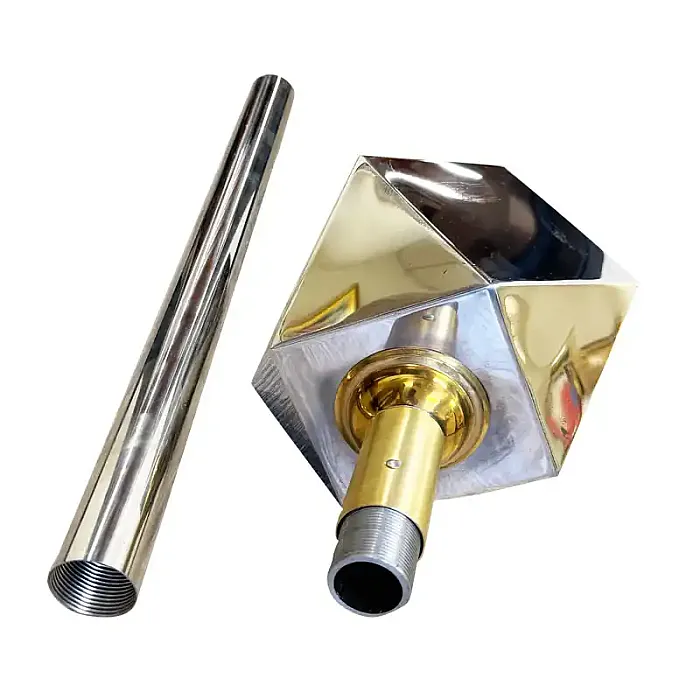 Stainless Steel Octagon Hammers Pair 八棱双锤 – Traditional Wushu & Kung Fu Weapon (TDS047)