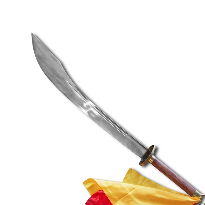 TDS055 – Traditional Kung Fu Broadsword with Forged Steel Blade