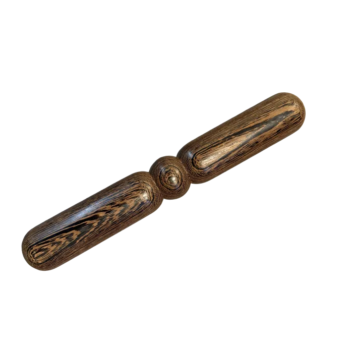 Classic Wenge Wood Tai Chi Ruler – Short Handle Version