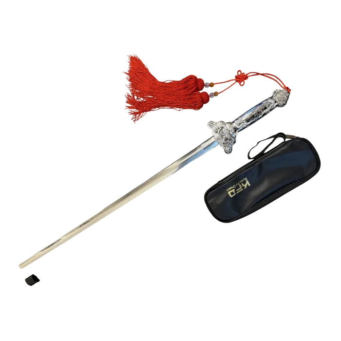 Silver Dragon Head Telescopic Tai Chi Sword