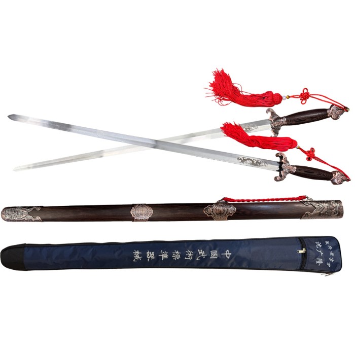 Premium Double Tai Chi Straight Sword – Traditional Martial Arts Weapon