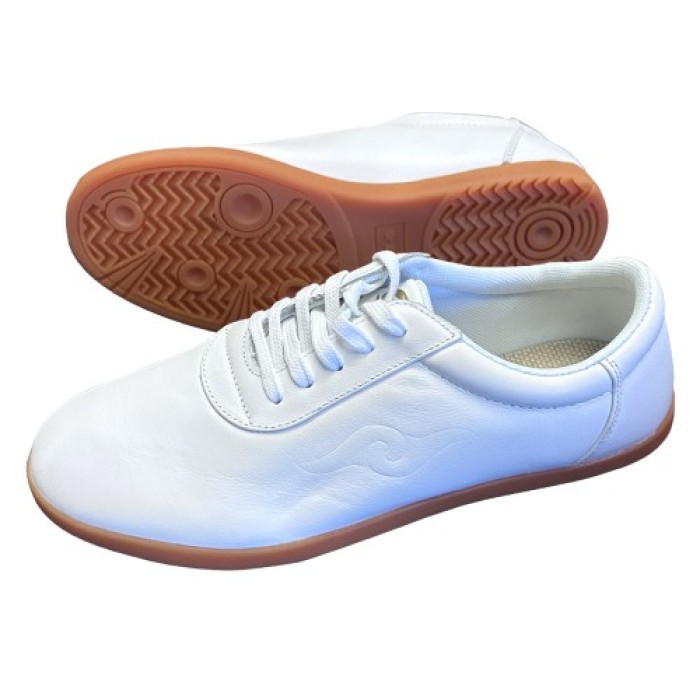 Leather Tai Chi Shoes – White (FT004)