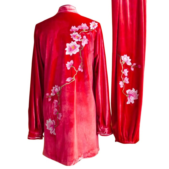 UC2022-12 Red Velvet Uniform with Flower Embroidery (Pre-Order)