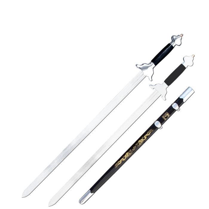 Wushu Twin Straight Sword (Flexible, Flap Blade) - WSS021