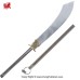 Combat Dragon Head Stainless Steel KungFu Pudao - Two Piece