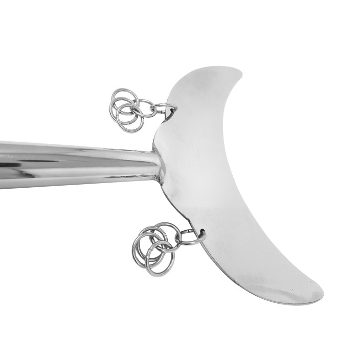 Crescent Shovel Shaolin Monk Spade – 2-Piece Stainless Steel Weapon (TDL005)