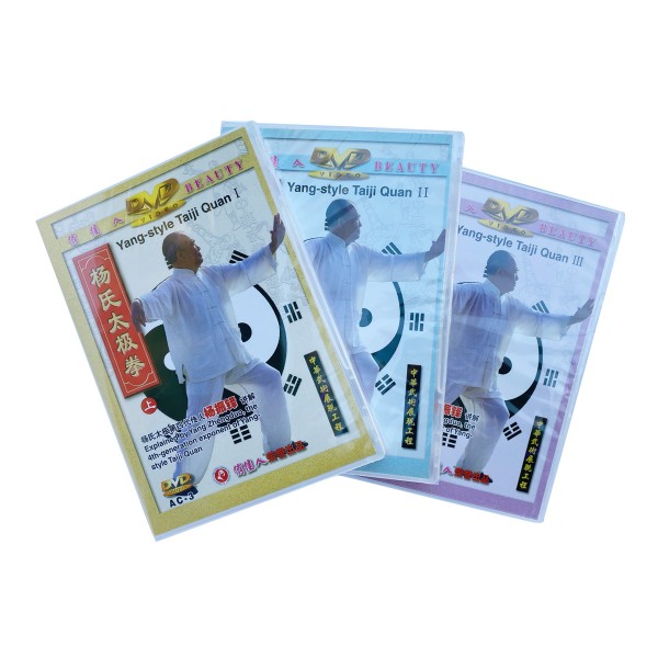 DW012-1-2-3 Yang Style Tai Chi Quan (part 1,2and3)  杨氏太极拳 (1-3) 3 DVDs