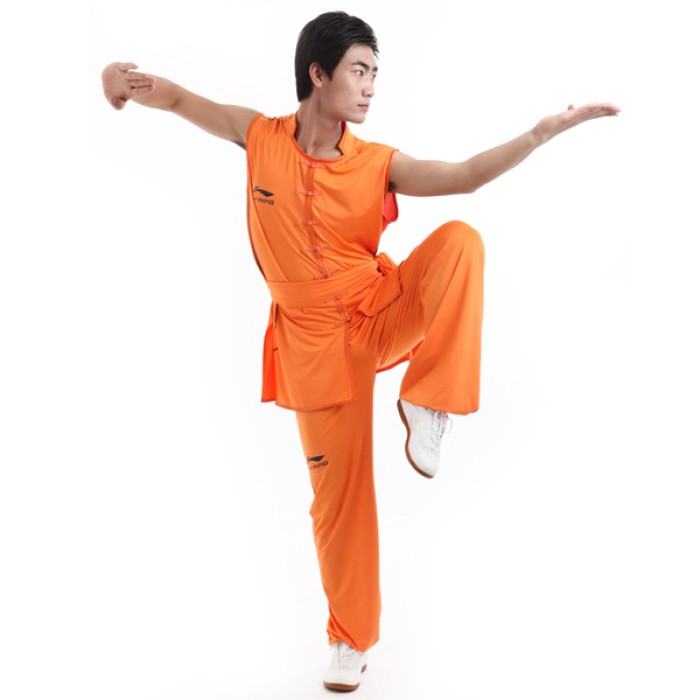 LN001-2 - Li-Ning Southern Style Uniform Orange (Male) -FINAL SALE!