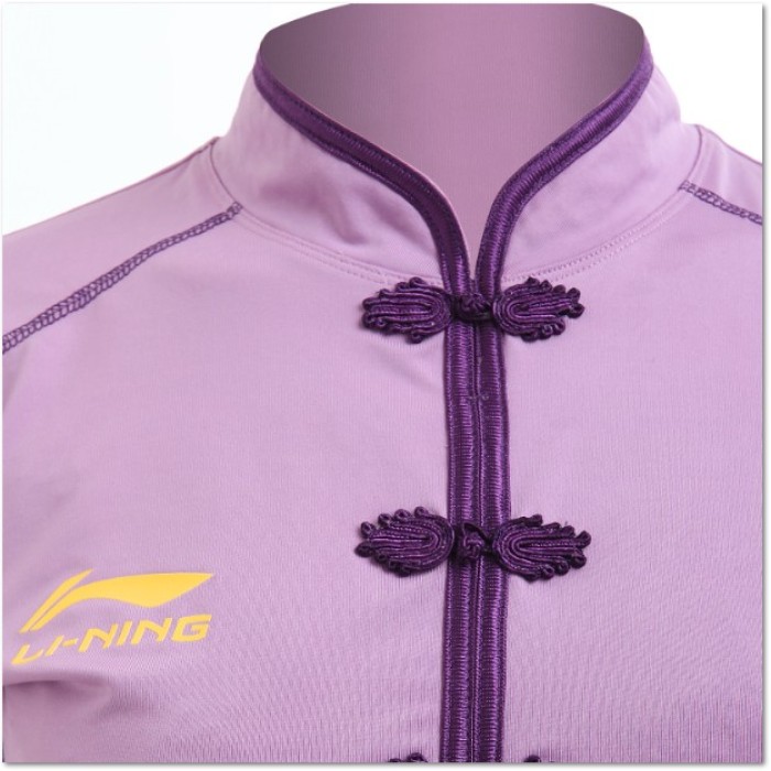 LN100-1 - Li-Ning Lavender Wushu Uniform (Female) 比赛服