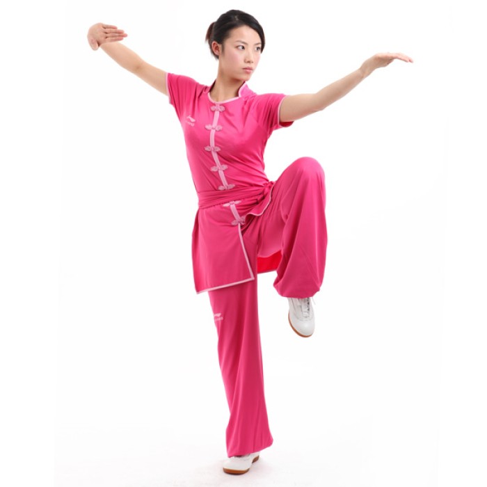 LN102-4 - Li-Ning Southern Style Uniform Pink (Female) 南派比赛服