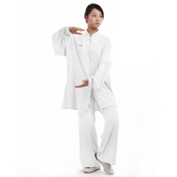 LN108-6 - Li-Ning White Long sleeve Uniform (Female) 女子白色长袖比赛服