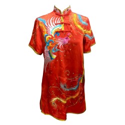 PSU004 - Red Phoenix Embroidery Uniform