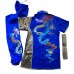  PSU031 - Blue Phoenix Embroidery Uniform