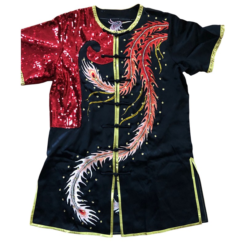 PSU032 - Red/Black Phoenix Embroidery Uniform