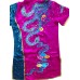  PSU033 - Magenta/Blue Phoenix Embroidery Uniform