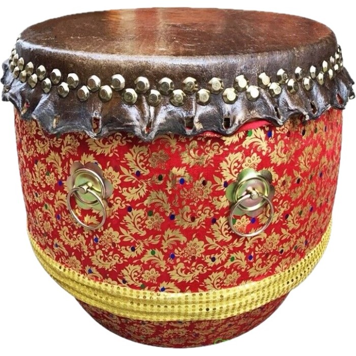 Lion Dance Drum – Traditional Red Drum for Chinese Celebrations & Performances