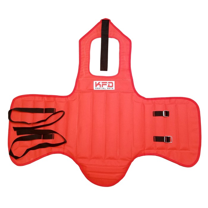 SD002 - KFD Chest Guard Protector-Red color