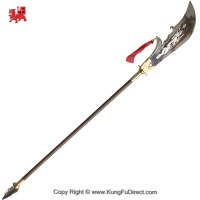 TDL002 - Wenge wood Brass Dragon Head Kwan Dao 鸡翅木龙头关刀