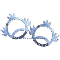 TDS113 - Wind and Fire Wheels Stainless Steel - pair