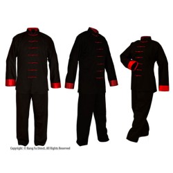 U0700 - Poly/Cotton Uniforms with Red Trim