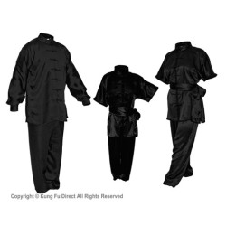U0750 - Black Satin Uniform