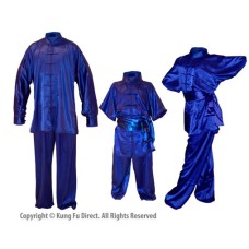 U0758 - Sapphire Blue Satin Uniform