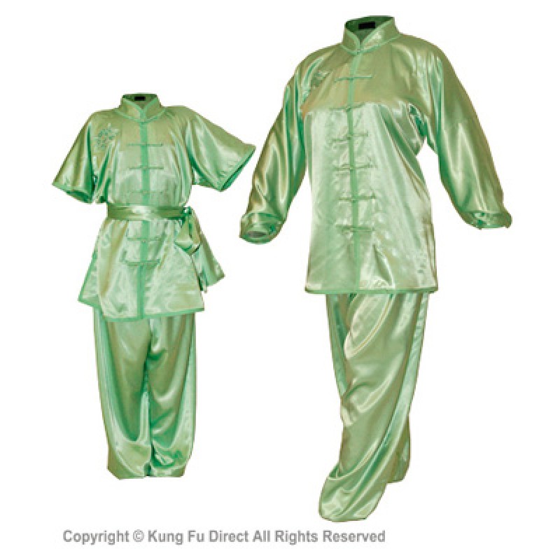 U0760 - Mint Green Satin Uniform