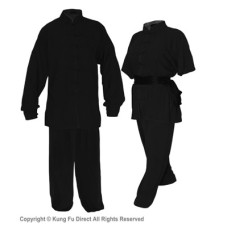 U0770 - Black Soft Cotton Uniforms(discontinued) short sleeve size Small