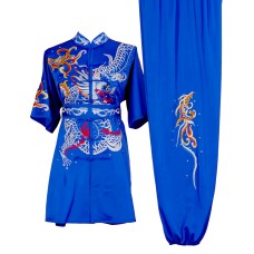 UC001 - Blue Uniform with Dragon Embroidery
