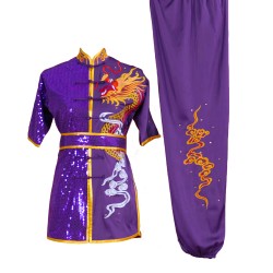 UC002 - Purple Uniform with Dragon Embroidery