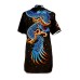 UC008 - Black Uniform with Dragon Embroidery