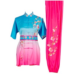 UC010 - Blue/Pink Gradient Uniform with Flower Embroidery